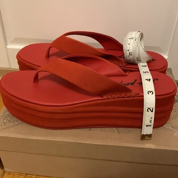 NEW🌟 Free People Haven Thong Flatform Size 40 - Picture 3 of 4